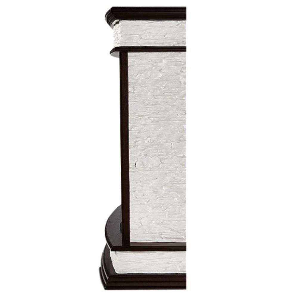 Каминокомплект:Очаг Electrolux EFP/P-1020LS, портал Scala Classic сланец скалистый бел., тёмн. Дуб