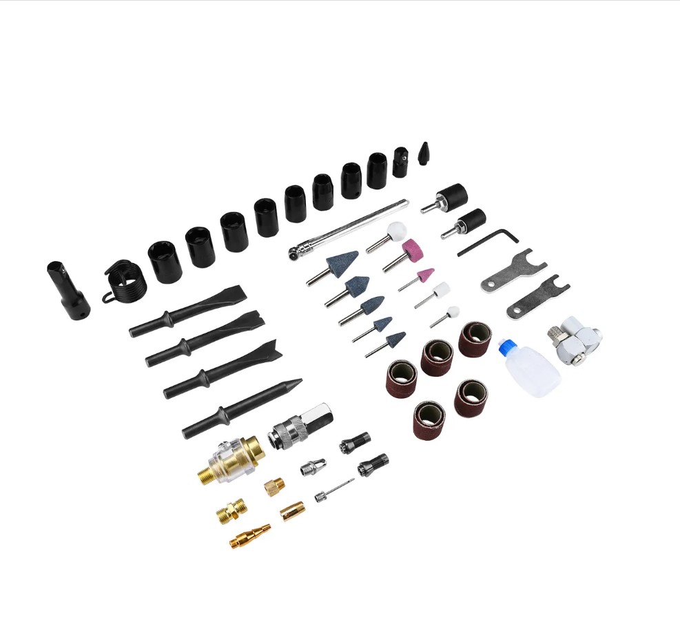 Набор пневмоинструмента и аксессуаров DEKO DKPT61 SET 61