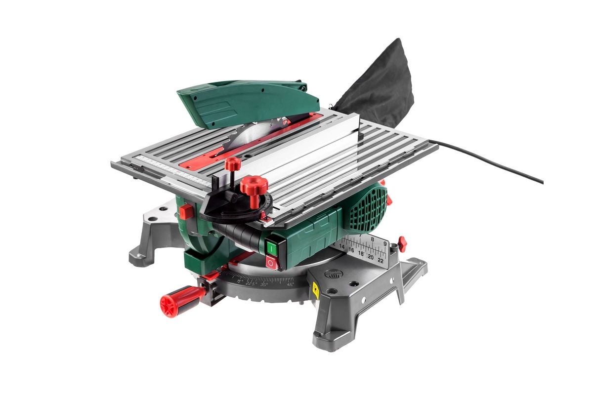 Пила торцовочная комбинированная ( + распиловочный стол) Hammer Flex STL1800/250C