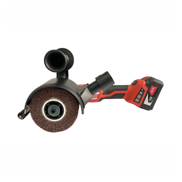 Машина щеточношлифовальная аккумуляторная угловая Felisatti ШМ-110/18Л3, 18 В, 400-2200 об/мин