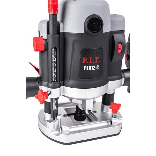 Фрезер электрический P.I.T. PER12-C, 2100Вт., рег-ка 6000-22000 об/мин., цанга 8, 12мм, плавный пуск