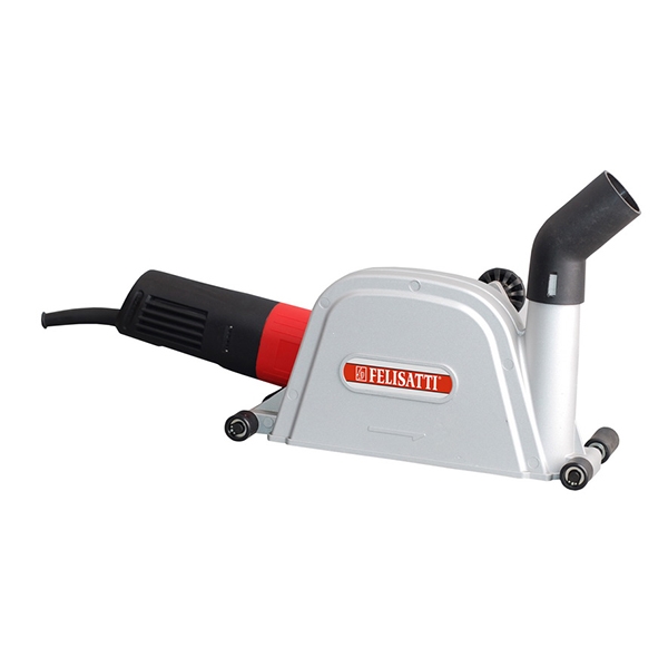 Бороздодел FELISATTI FT8804, 125/1400, 1400 Вт, 125 мм, 3000-11000об/мин,глубина штробы 30 мм,ширина штробы 3-29 мм (укороченная рукоятка) HD