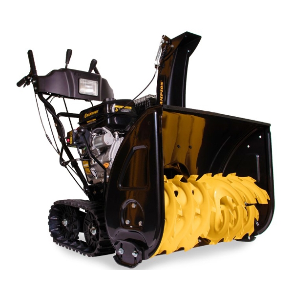 Снегоотбрасыватель Champion STT1170E, 11 л.с., 70см., 6F/2R гусеницы, бак 6,5 л., эл.стартер
