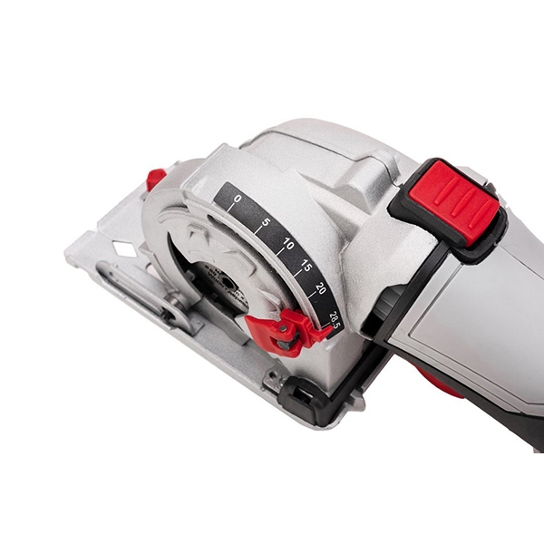 Мини-пила циркулярная P.I.T. PMS89-C, 600Вт, 5500об/мин, диск 89мм, глуб.проп. 28,5мм, 3диска, упоры