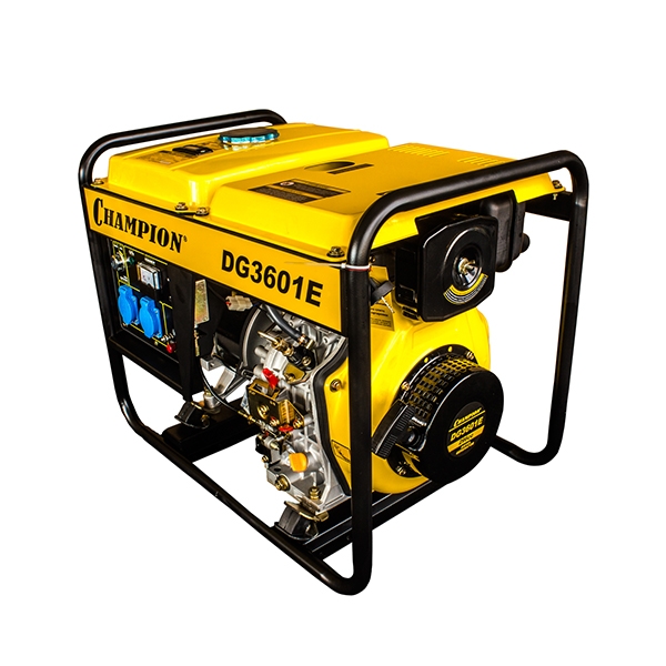 Генератор дизельный Champion DG3601E, 2,7/3кВт 5лс 12,5л 12V 80кг, эл.стартер