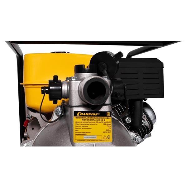 Водяной насос Champion GHP40-2, 225л/мин 2/77,5м, UP177, OHV 9,0л.с., 1,5"