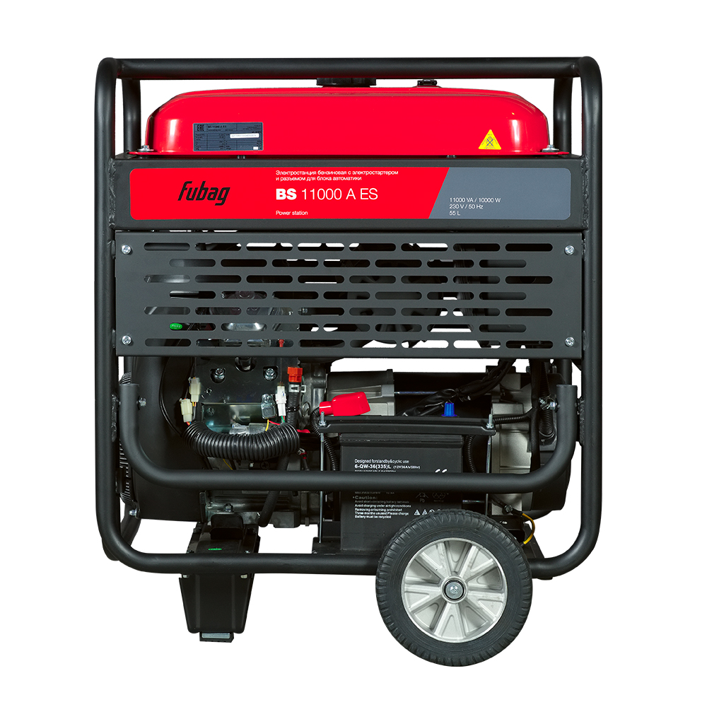 Генератор бензиновый FUBAG BS 11000 A ES с электростартером и коннектором автоматики