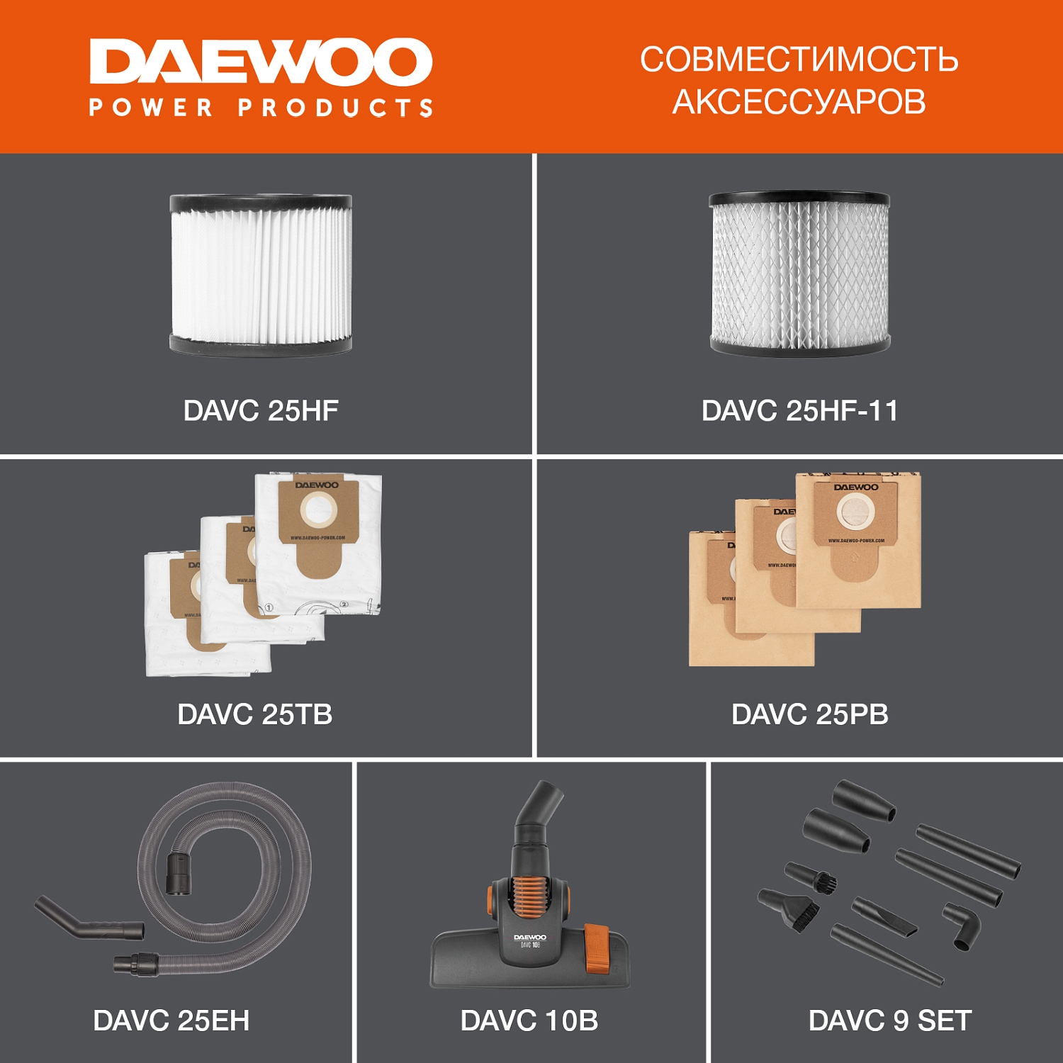 Пылесос универсальный DAEWOO DAVC 2000 HOME
