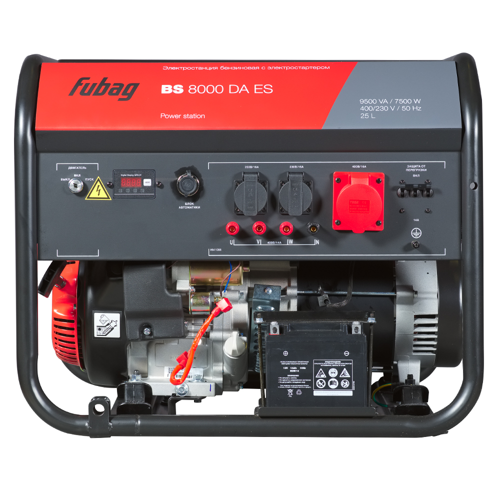 Генератор бензиновый FUBAG BS 8000 DA ES с электростартером и коннектором автоматики