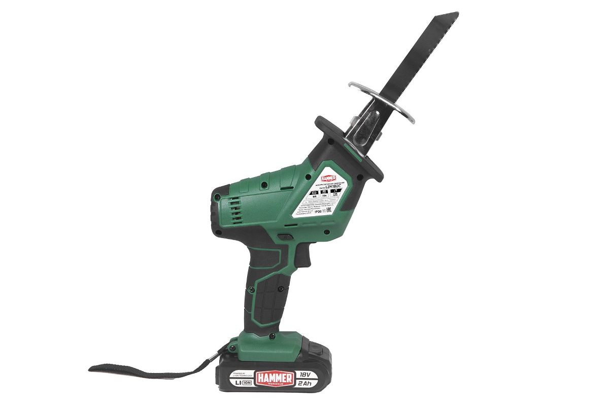 Пила сабельная аккумуляторная Hammer LZK18DC