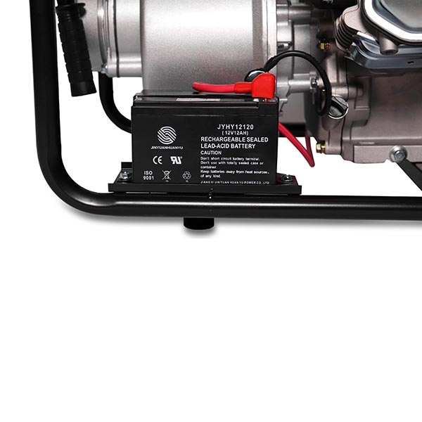 Водяной насос Champion GP100E, 1600 л/м, 9 лс. 8/26, эл.стартер, колеса