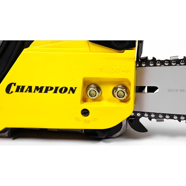 Бензиновая цепная пила Champion 256-15", 2,5 кВт., 15"-0,325-1,3-64, 54 см.куб., легкий старт + подарок: масло для цепи 1л; свеча; цепь; масло для 2-тактных двигателей 0,1л.