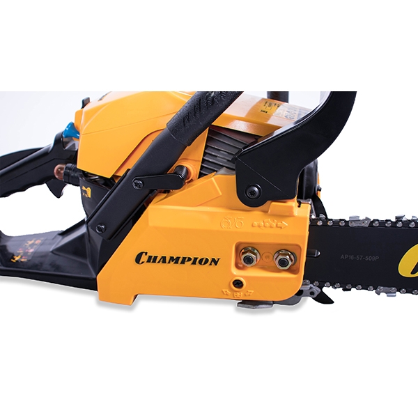 Бензиновая цепная пила Champion 241-16", 1,8 кВт, 16"/400 мм, 11500 об/мин + подарок: масло для цепи 1л; свеча; цепь; масло для 2-тактных двигателей 0,1л.