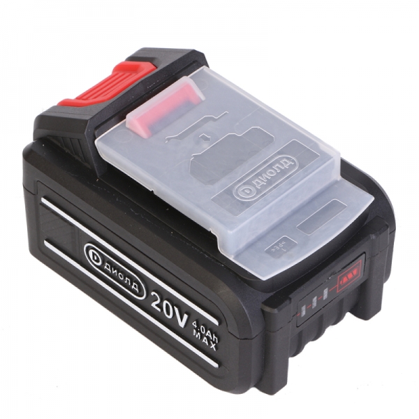 Машина шлифовальная угловая аккумуляторная Диолд АМШУ-20ЛИ-01, 20 В, 3000-10500 об/мин, 125 мм, 1 АКБ и ЗУ, кейс