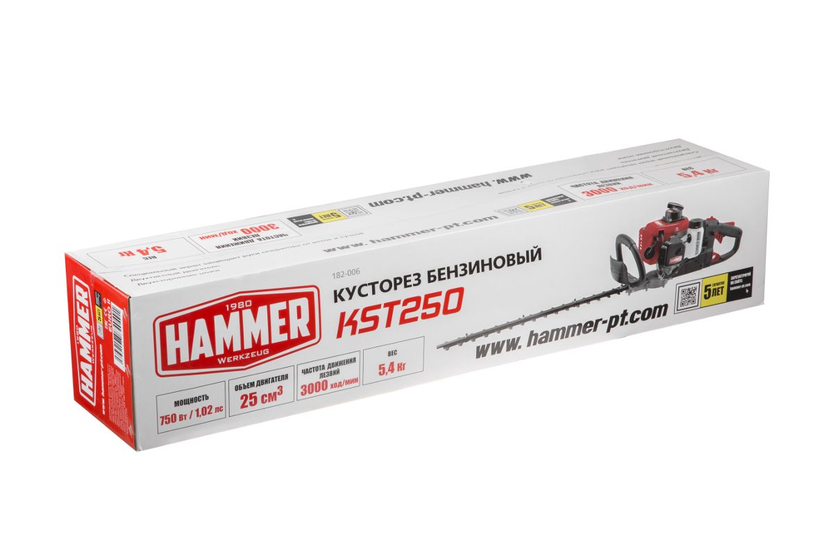 Кусторез бензиновый Hammer KST250