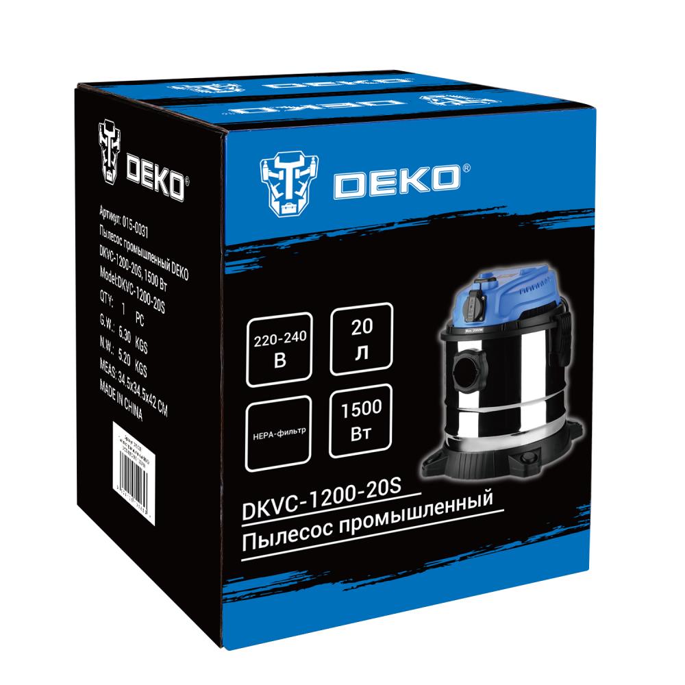Пылесос промышленный DEKO DKVC-1200-20S