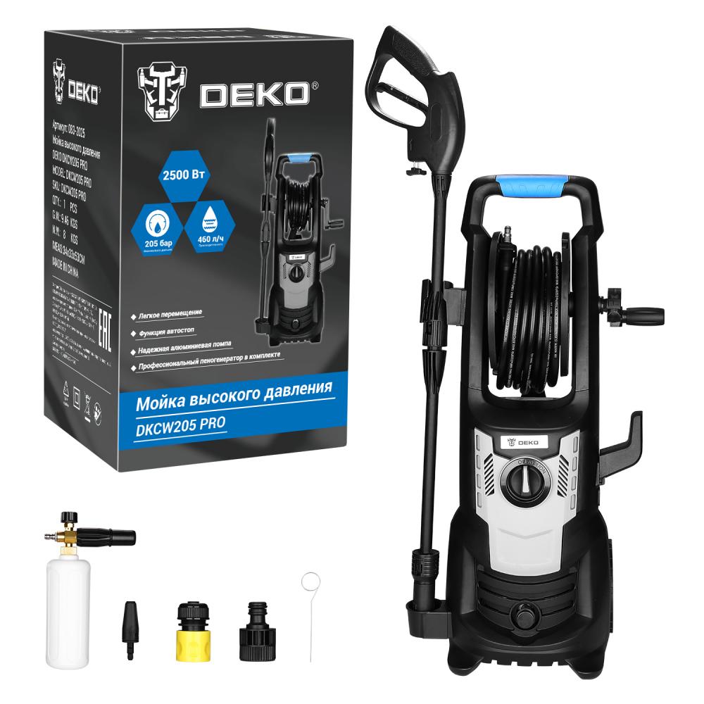 Мойка высокого давления DEKO DKCW205 PRO