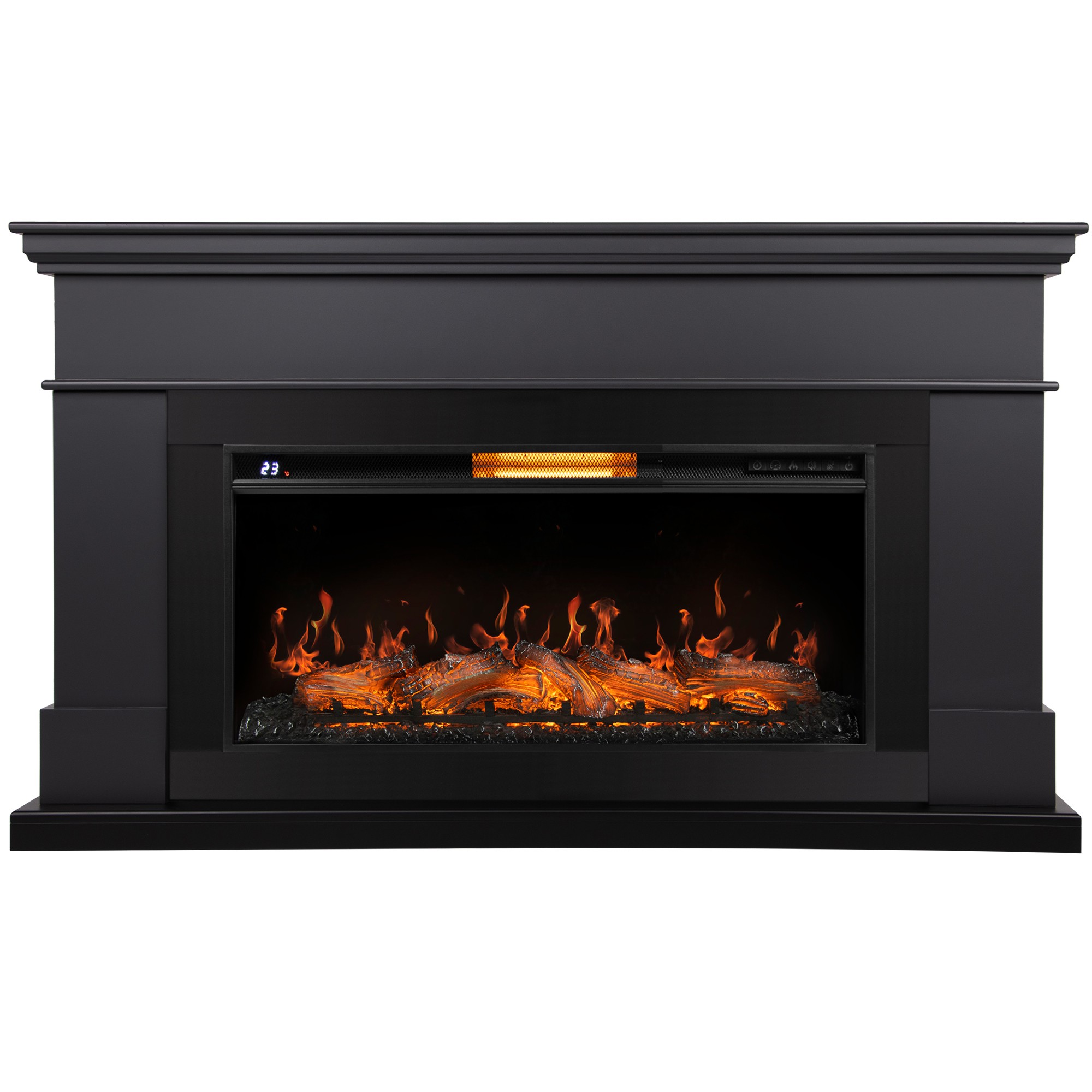 Каминокомплект: Очаг Royal Thermo Aurora RTFP/P-AR40LS, портал California 42/40/36, графит