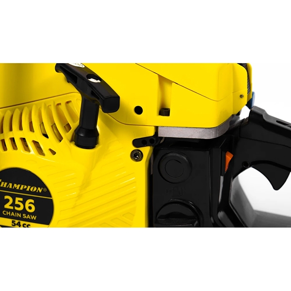 Бензиновая цепная пила Champion 256-15", 2,5 кВт., 15"-0,325-1,3-64, 54 см.куб., легкий старт + подарок: масло для цепи 1л; свеча; цепь; масло для 2-тактных двигателей 0,1л.