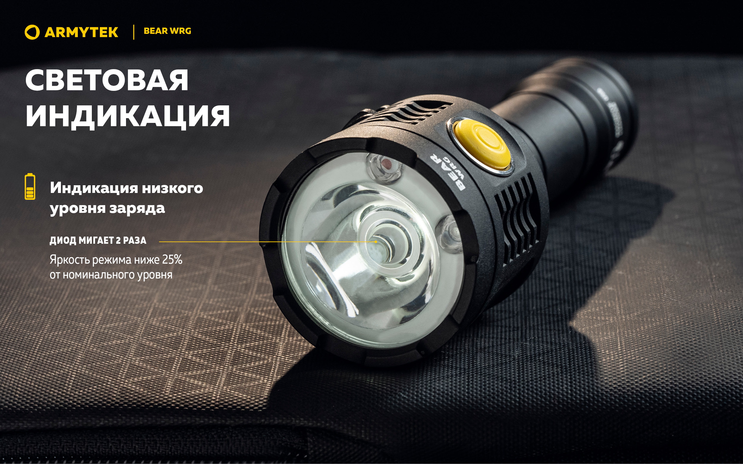 Фонарь Armytek Bear WRG