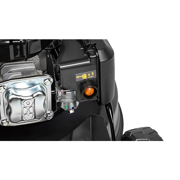 Газонокосилка бензин. Champion LM5344, 4,4 кВт, привод 525 мм, 65 л 25-75 мм 1 рычаг/6, 4в1