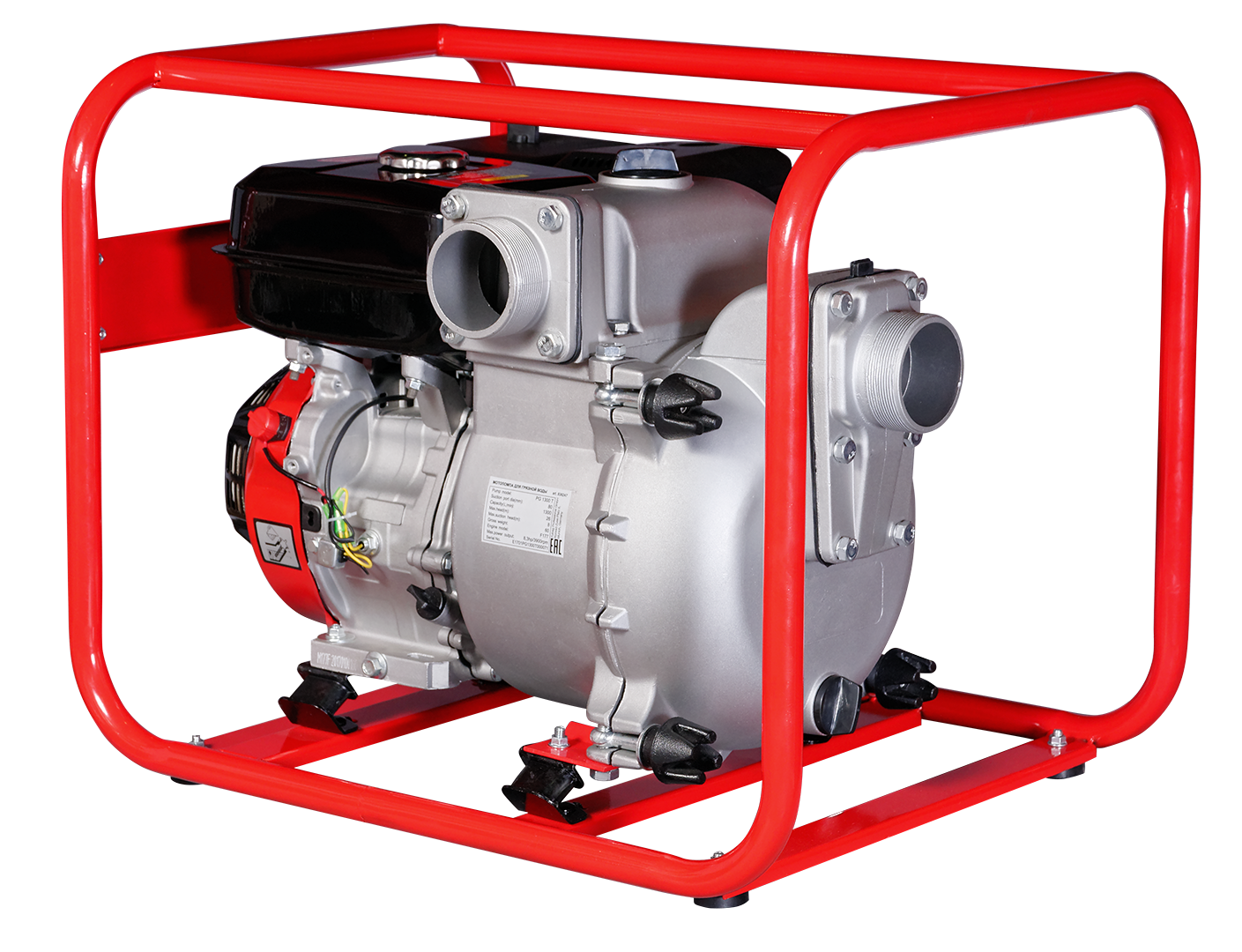 Мотопомпа для сильнозагрязненной воды с абразивом FUBAG PG1300T