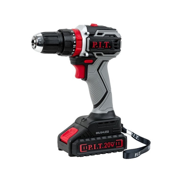 Дрель ударная аккумуляторная P.I.T. PSR18-D4, ,20 В, 0-450/1450 об/мин, 2 Li акк., 40Нм