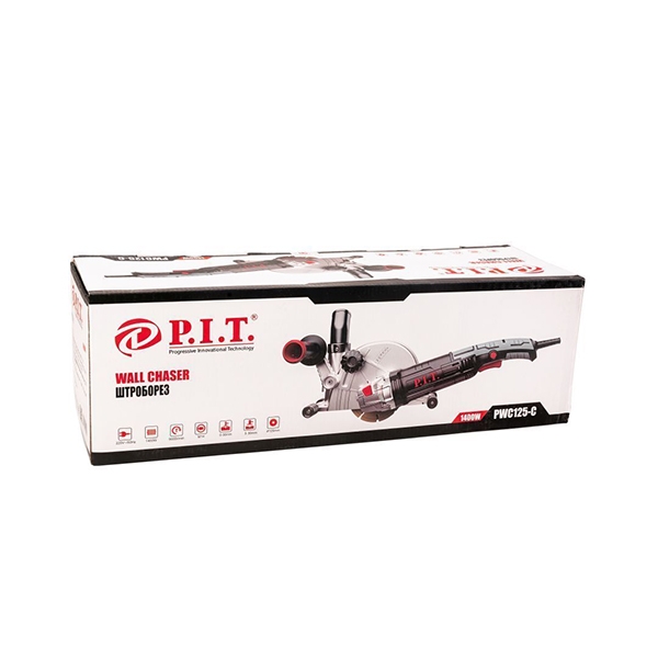 Штроборез P.I.T. PWC125-C, 125мм, 1400Вт, 9000об/мин, глубина штроб. 30мм, ширина штроб. 30мм