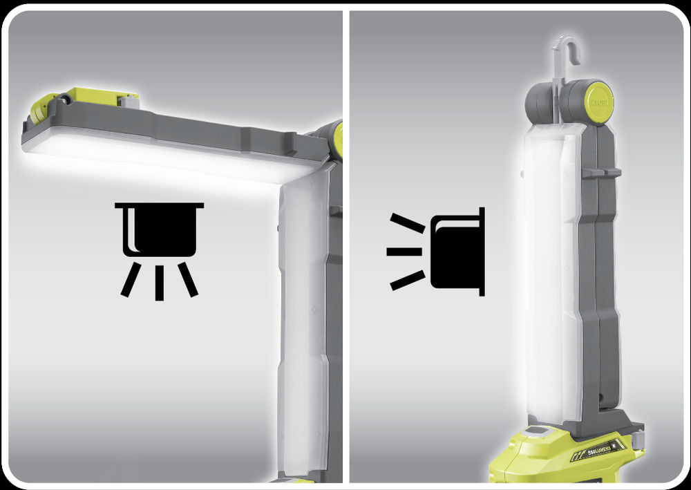 ONE + / Фонарь трансформер RYOBI R18ALF-0 (без батареи)
