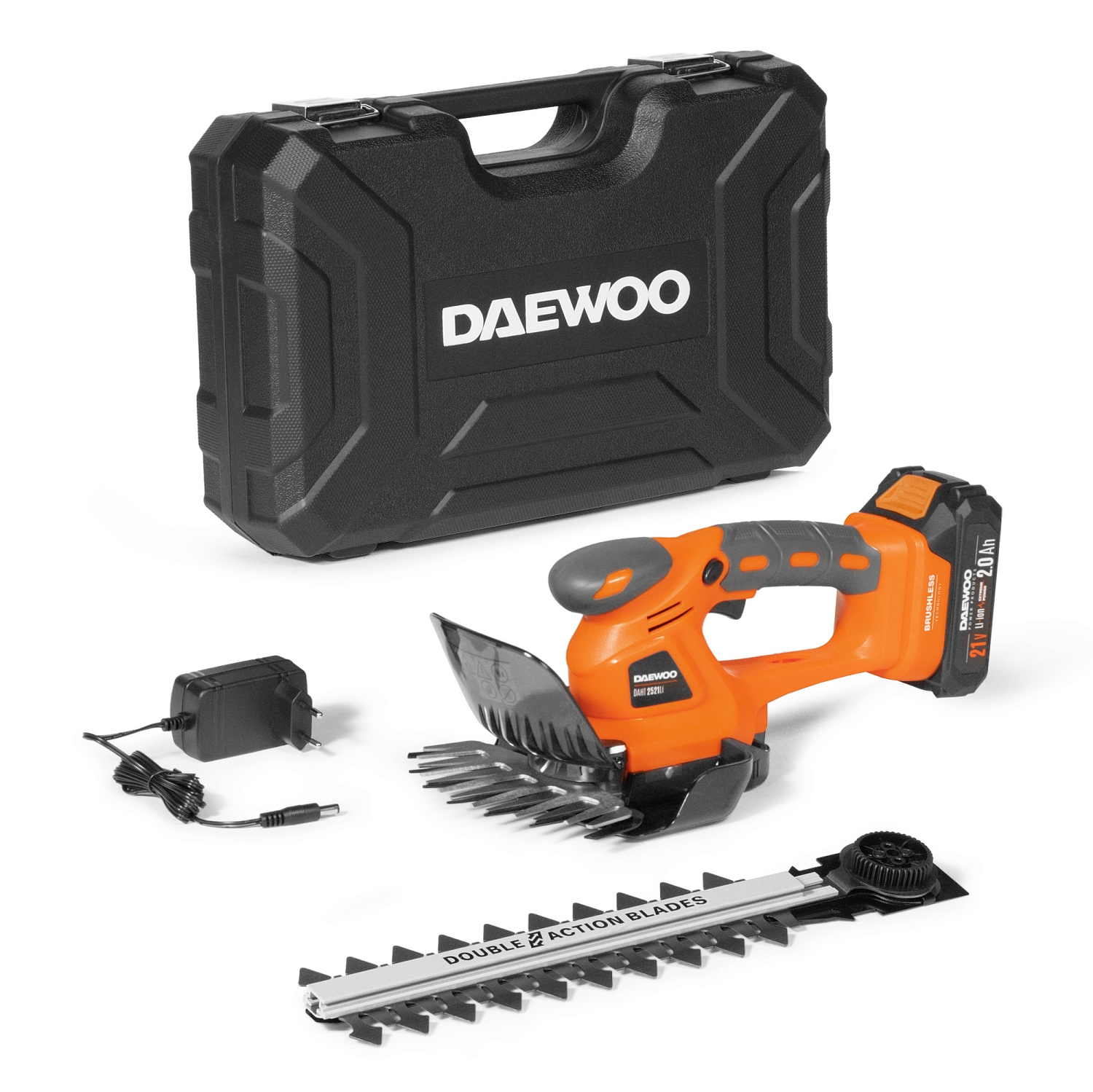 Ножницы-кусторез аккумуляторные DAEWOO DAHT 2521Li SET