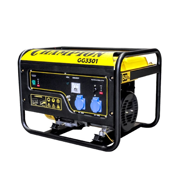 Генератор бензиновый Champion GG3301, 2,8/3,1 кВт., 6л.с.,15л