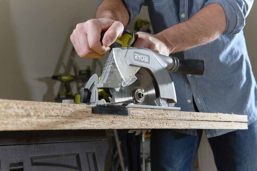 ONE + / Пила циркулярная RYOBI R18CS-0 (без батареи)