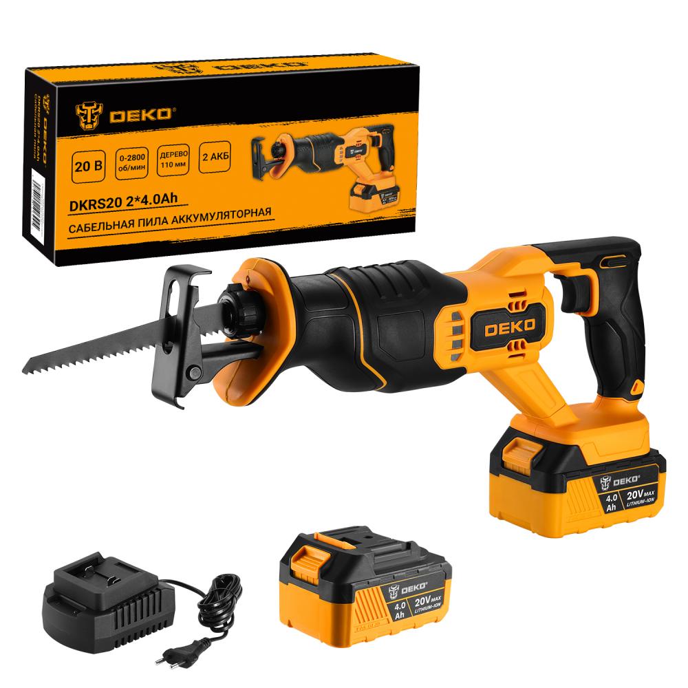 Пила сабельная аккумуляторная DEKO DKRS20 063-4359
