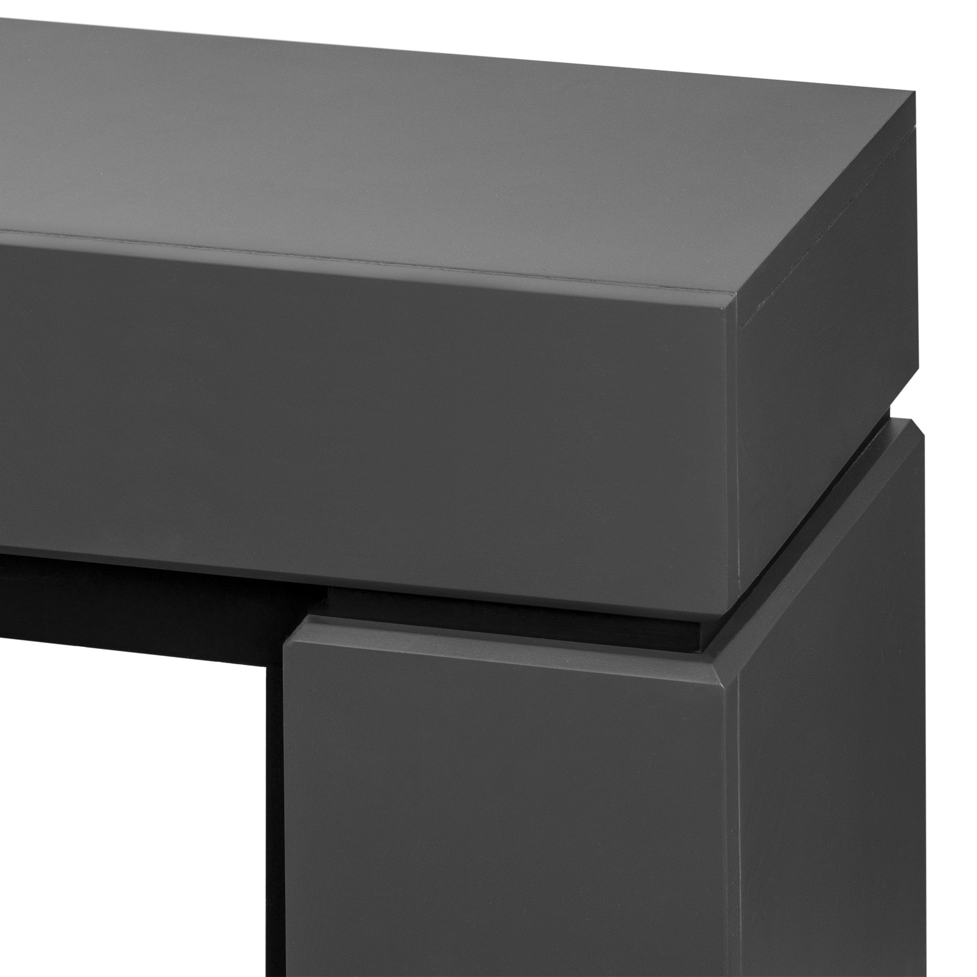 Каминокомплект: Очаг Royal Thermo Aurora RTFP/P-AR60LS, портал Moderno 60, графит
