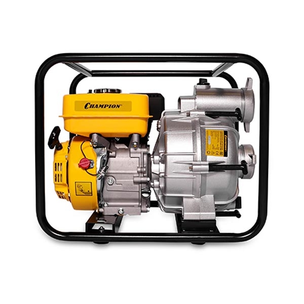 Водяной насос Champion GТP80, 4-такт., 5,1/7кВт/л.с., 1300л./м., 3/80 дюйм/мм, всас.8м., выс.нап.26м.