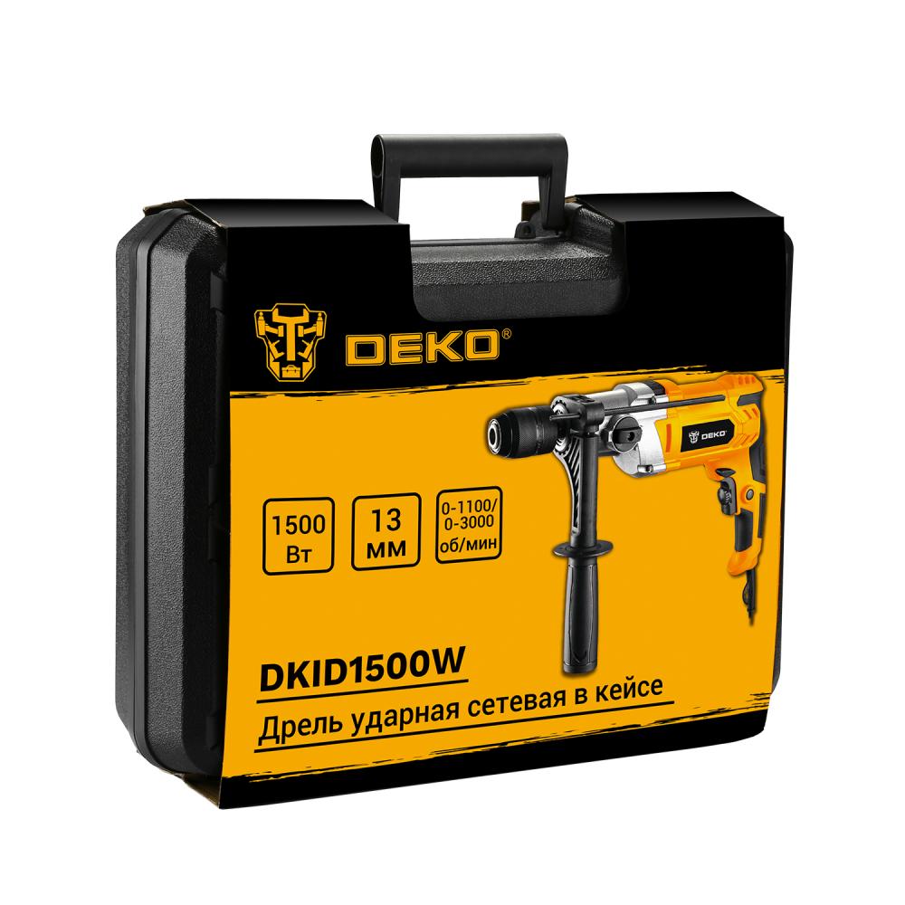 Дрель ударная DEKO DKID1500W
