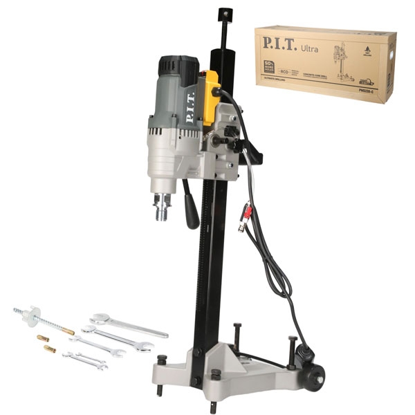 Дрель алмазного сверления электрич. P.I.T. ULTRA, 3200Вт, 700 об/мин, ⌀230мм, 1-1/4''