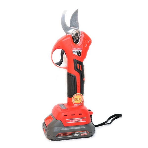 Аккумуляторный секатор Felisatti FT1204 (картон, без аккум.), 18В, макс. диаметр реза 30 мм, бесщеточный двигатель