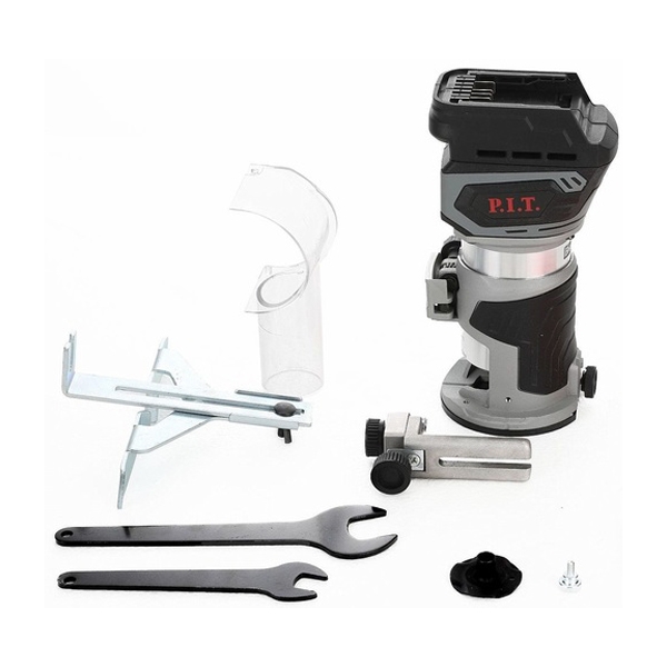 Фрезер аккумуляторный P.I.T. PER20H-6A solo, 20 В, рег-ка 12000-28000 об/мин, патрон 1/4"