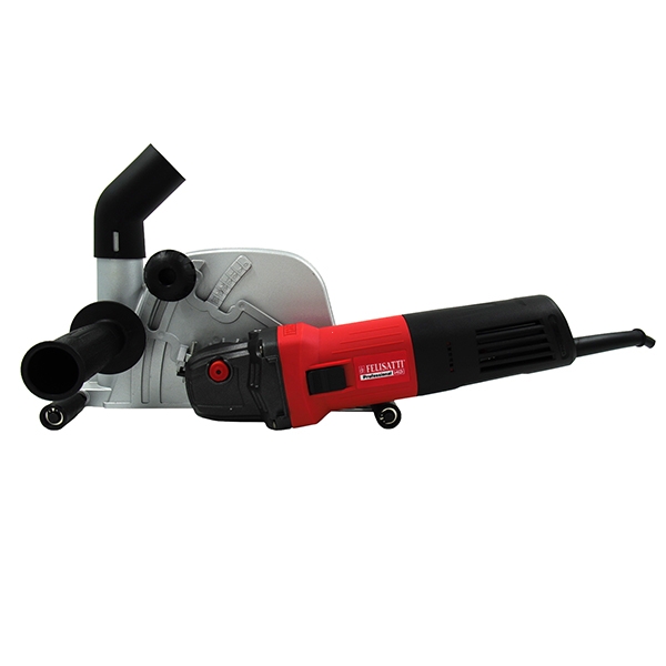 Бороздодел FELISATTI FT8804, 125/1400, 1400 Вт, 125 мм, 3000-11000об/мин,глубина штробы 30 мм,ширина штробы 3-29 мм (укороченная рукоятка) HD