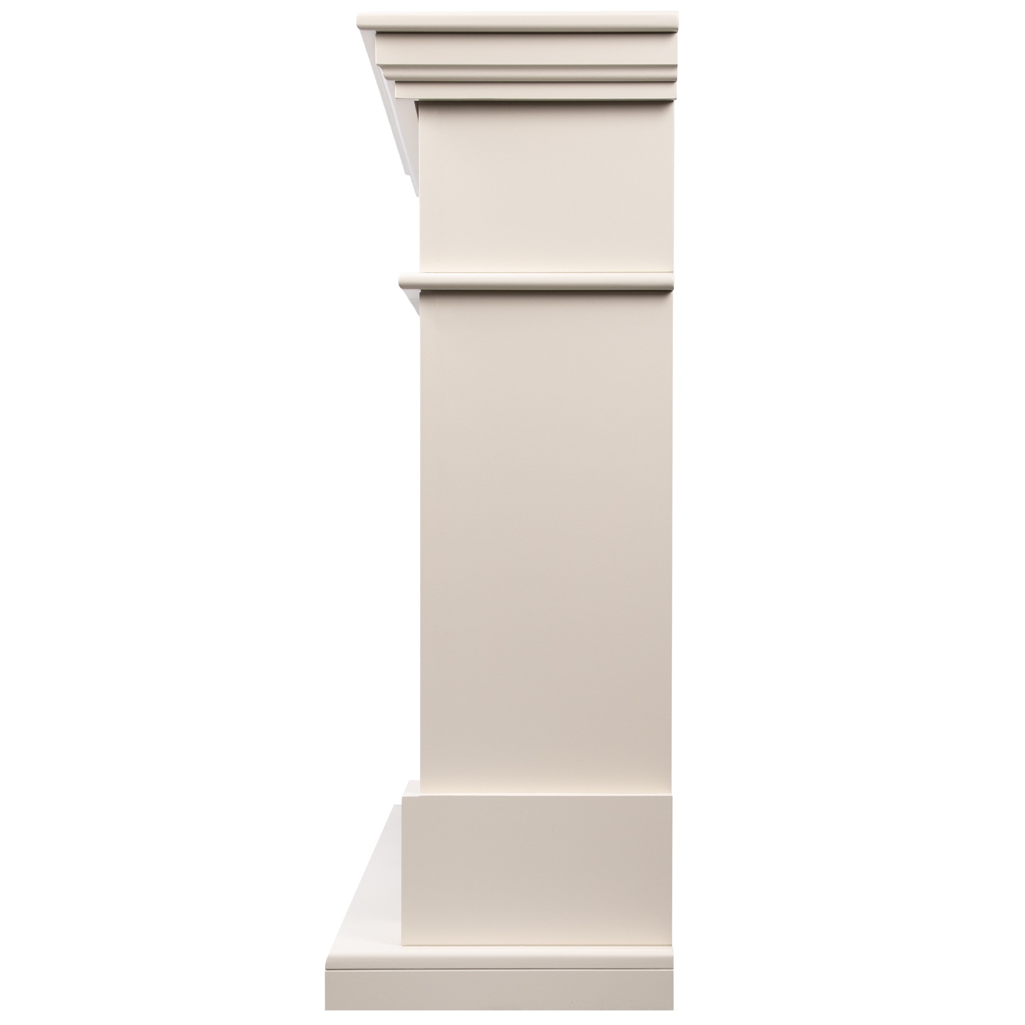 Каминокомплект: Очаг Royal Thermo Aurora RTFP/P-AR40LS, портал California 42/40/36, молочный