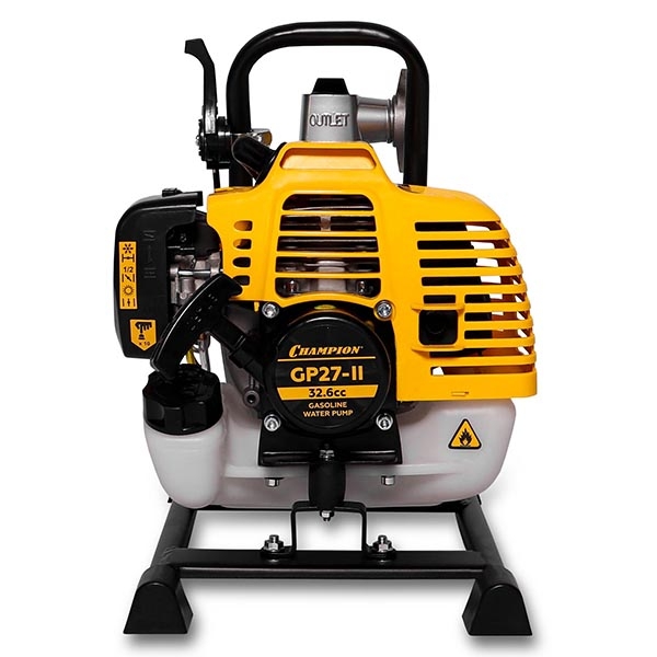 Водяной насос Champion GP 27-II, 0,9кВт./1,22л.с., 32,6 см.куб., 130л/мин., бак0,95л.