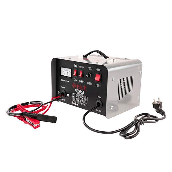 Устройство пуско-зарядное P.I.T. PZU50-C1, 0,95/6,4 кВт., ток.зар. 20/30А. max, 130А., 220В.,50Гц.