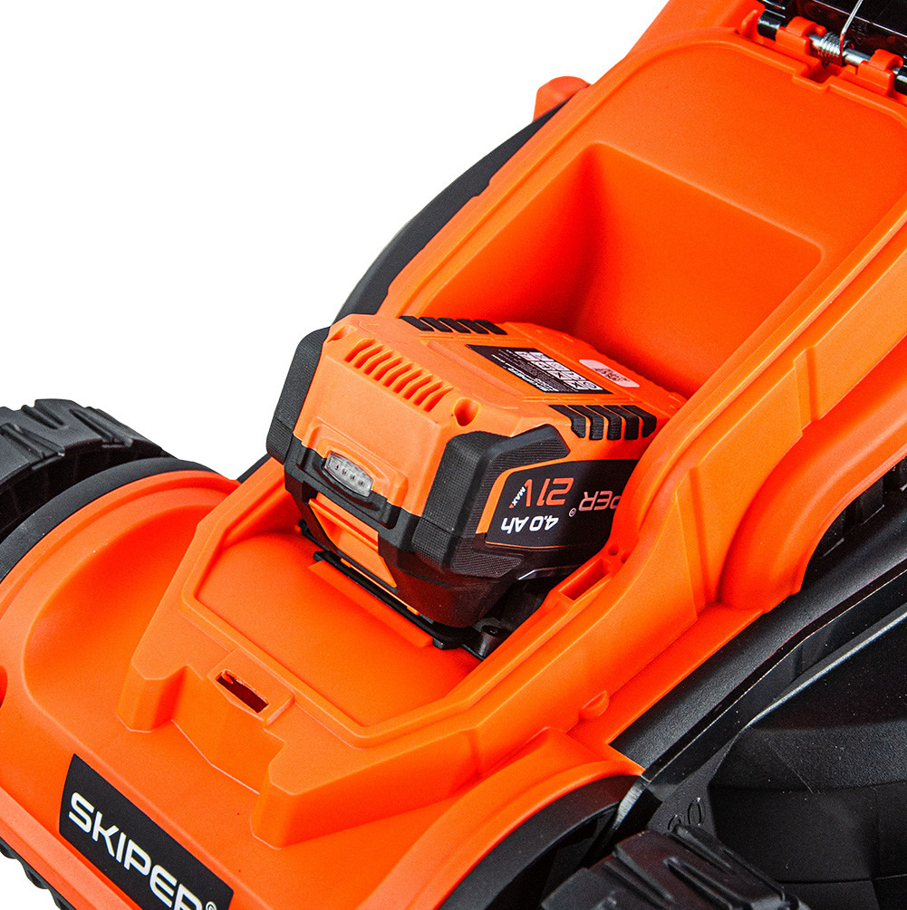 Газонокосилка аккумуляторная SKIPER KW320 (32см, бесщёт.двиг, 2акк*21В*4А/ч)