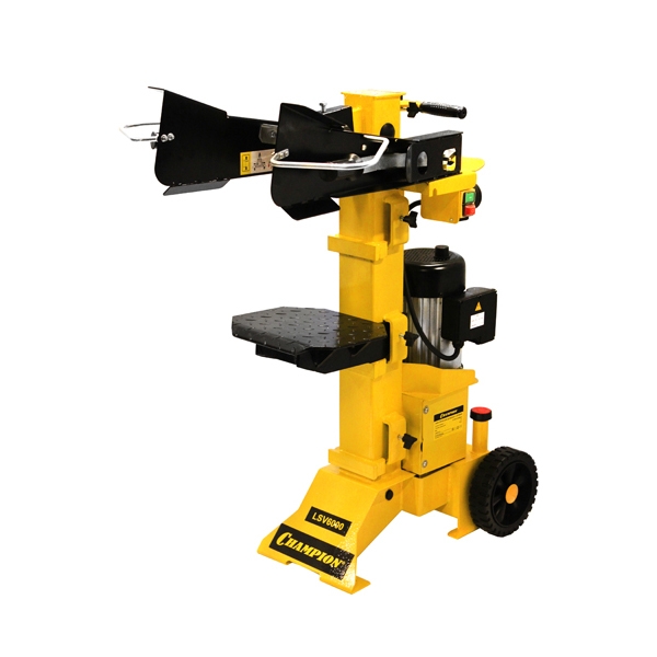 Дровокол Champion LSV6000, 2,7 кВт, 6 тонн, 97кг, +насадка для колки на 4 части