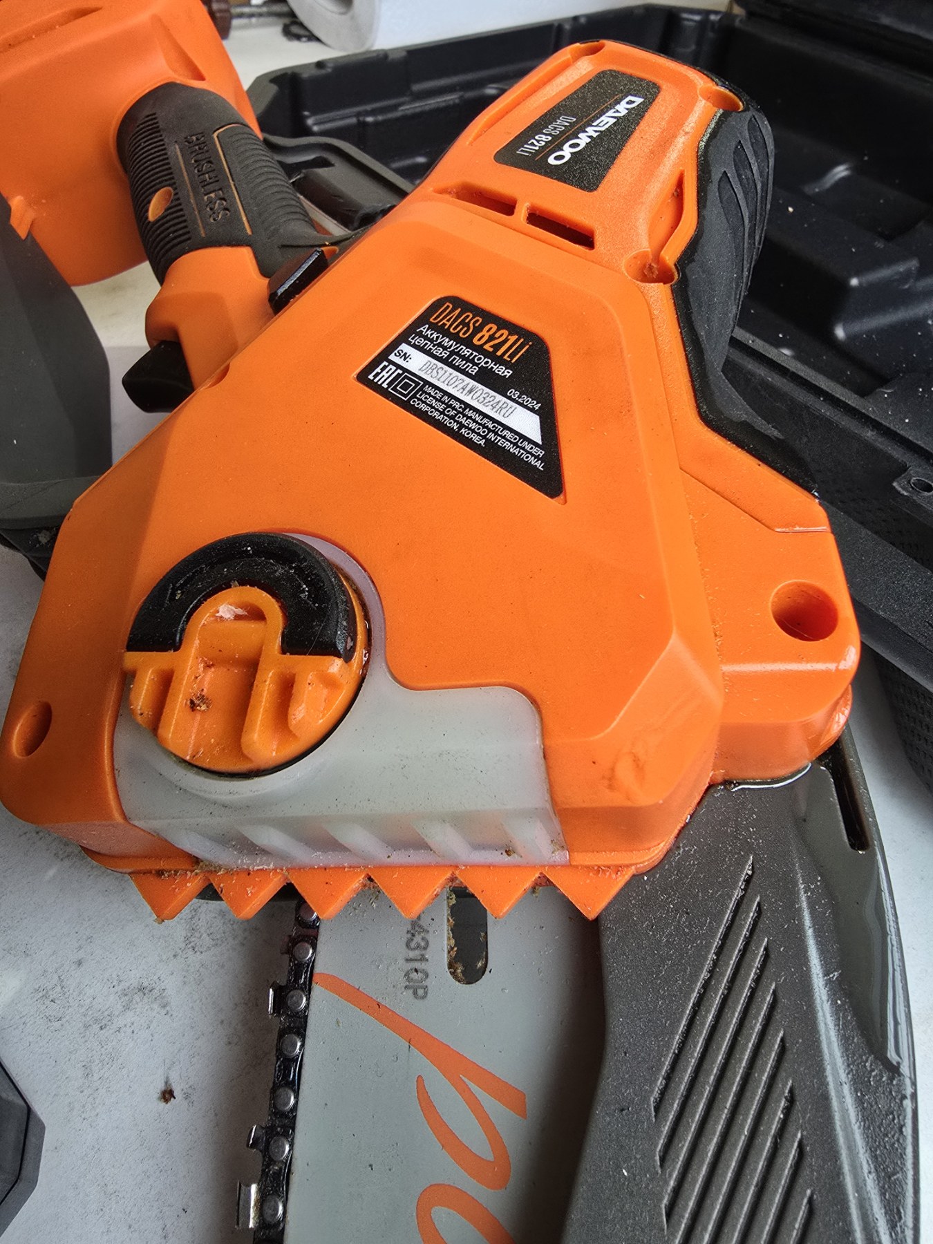 (Уценка) Пила аккумуляторная DAEWOO DACS 821Li SET