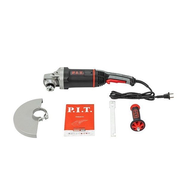 Угловая шлифовальная машина P.I.T. PWS230-C3, 220 В/50 Гц, 2400 Вт, 6500 об/мин, 230 мм
