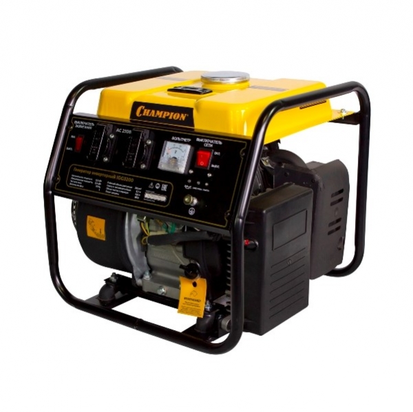 Генератор инверторный Champion IGG3200, 3,2/,3,5 кВт., 7 лс., 5,7 л.