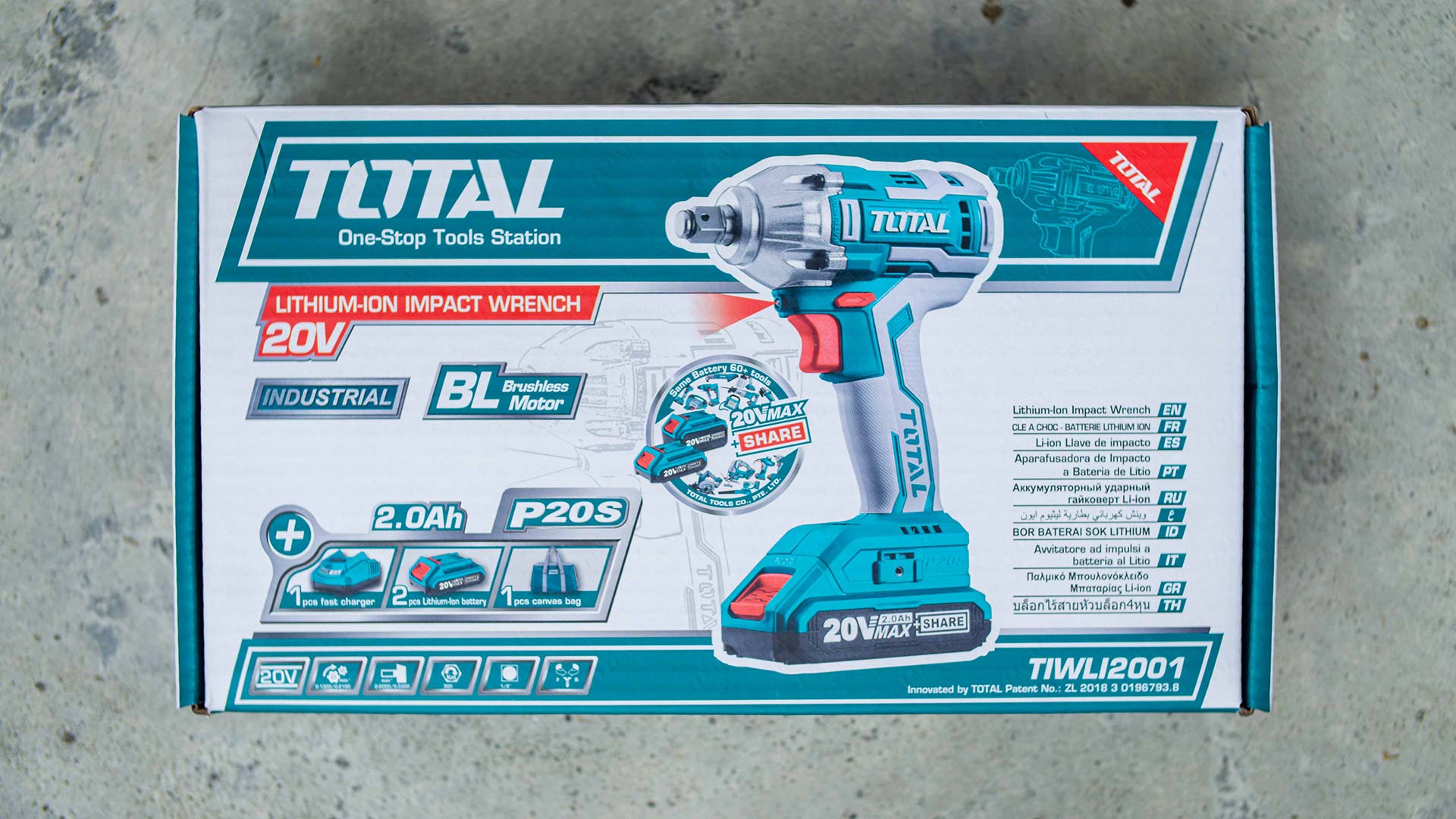 Гайковерт TOTAL TIWLI2001