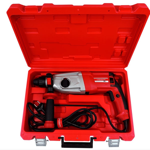 Перфоратор Felisatti FT7002, SDS plus 28/850, 850 Вт, 3,2 Дж, 28 мм, (алюминиевый корпус)